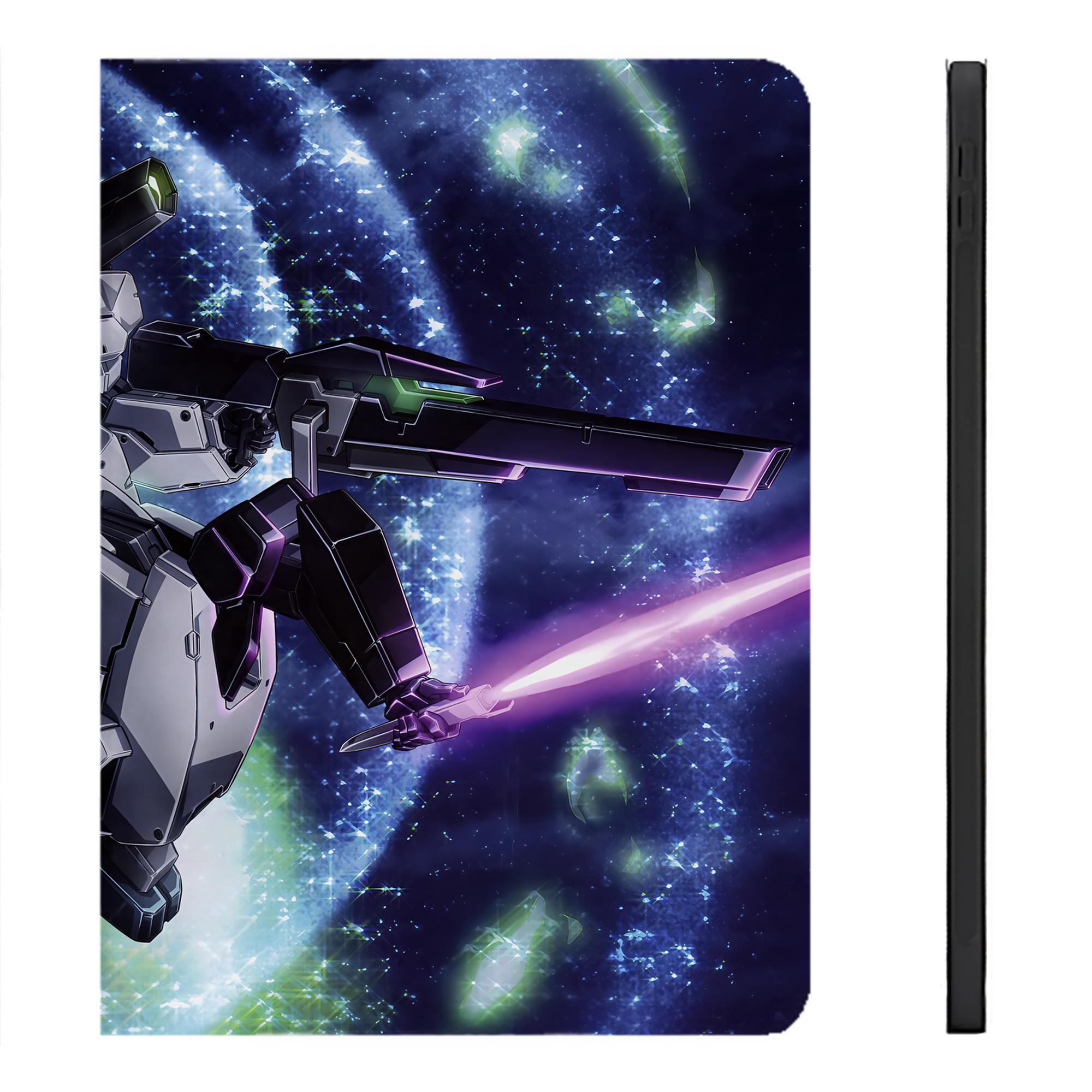 （画像用） 機動戦士ガンダム Mobile Suit Gundam IPadケース ペンホルダー付き ブックスタイルデザイン